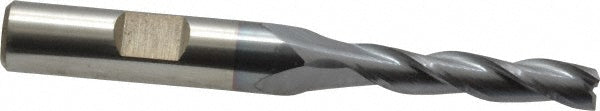 1/4" 3-Flute High Speed Steel Square End Mill, TiCN - Cleveland C39777