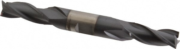7/16" 3-Flute High Speed Steel Square End Mill, TiCN - Cleveland C39627