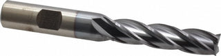 7/16" 4-Flute High Speed Steel Square End Mill, TiCN - Cleveland C33414