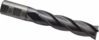1" 4-Flute High Speed Steel Square End Mill, TiCN - Cleveland C33420