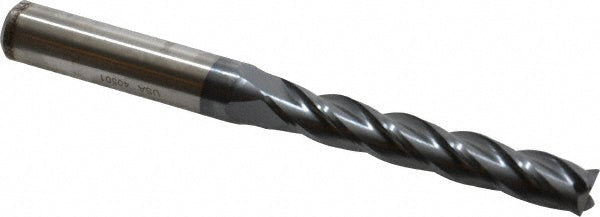 5/16" 4-Flute High Speed Steel Square End Mill, TiCN - Cleveland C33461