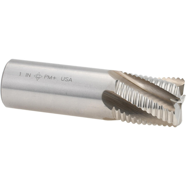 1" 5-Flute Powdered Metal Cobalt (HSS-E-PM) Roughing End Mill - Cleveland C43235