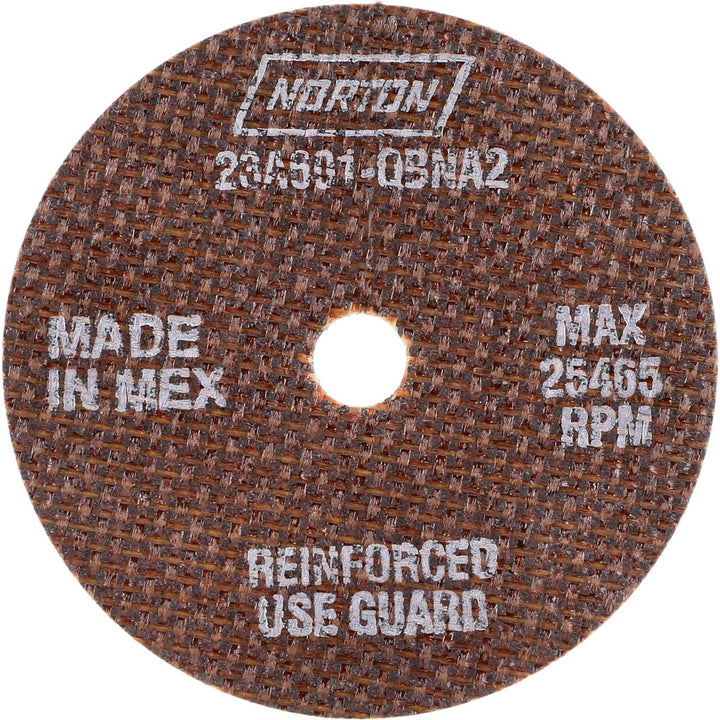3" 60-Grit Aluminum Oxide Grinding & Cutoff Wheel - Norton 66243528629