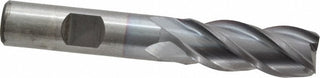 9/16" 4-Flute Powdered Metal Square End Mill, TiN - Cleveland C32000