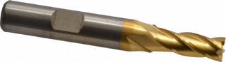 9/32" 4-Flute Cobalt Square End Mill, TiN - Cleveland C32583