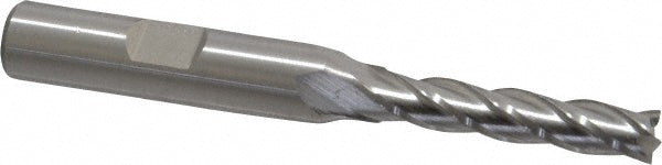 1/4" 4-Flute Cobalt Square End Mill - Cleveland C32646