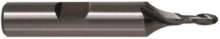1" 2-Flute Cobalt Ball End Mill, TiCN - Cleveland C32758