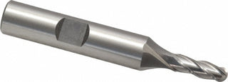 3/16" 4-Flute Cobalt Ball End Mill - Cleveland C42780