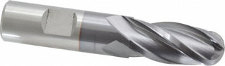 3/4" 4-Flute Cobalt Ball End Mill, TiCN - Cleveland C32783