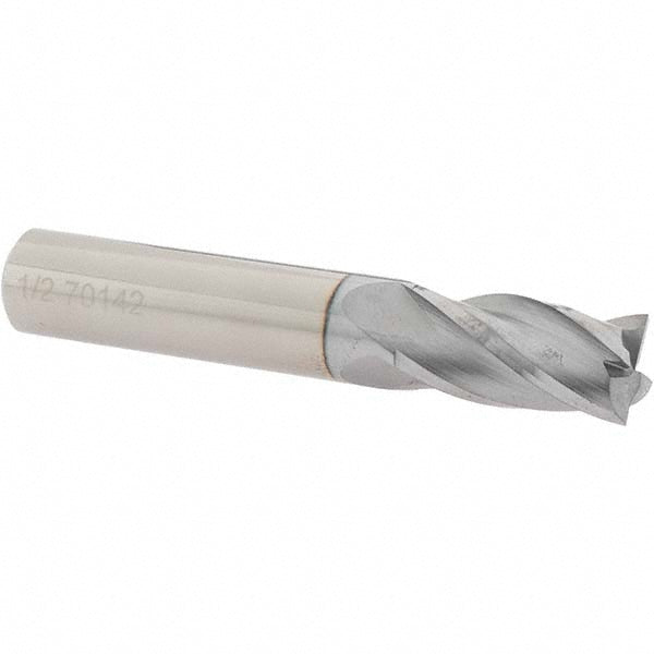 1/2" 4-Flute Solid Carbide Square End Mill, TiCN - OSG 404-500008