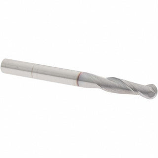 3/16" 2-Flute Solid Carbide Ball End Mill, TiCN - OSG 402-1875-BN08
