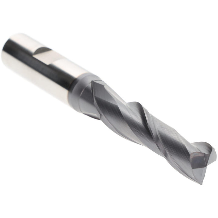 9/16" 2-Flute High Speed Steel Square End Mill, TiCN - Hertel EF99921304