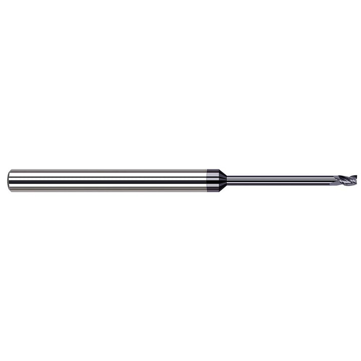 1/64" 3-Flute Solid Carbide Square End Mill, AlTiN - Harvey Tool 35415-C3