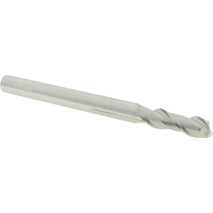 1/2" 2-Flute Solid Carbide Square End Mill - Accupro 12181845