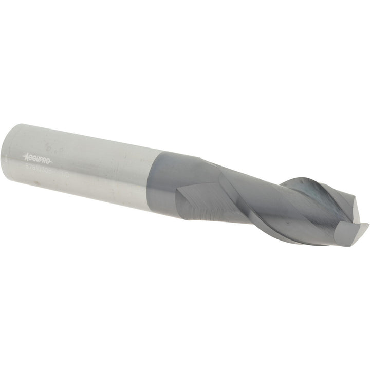 1" 2-Flute Solid Carbide Square End Mill, AlTiN - Accupro 12181802