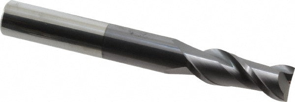3/4" 2-Flute Solid Carbide Square End Mill, AlTiN - Accupro 12181832