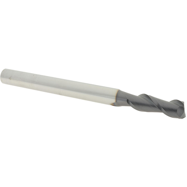 1/2" 2-Flute Solid Carbide Square End Mill, AlTiN - Accupro 12181847