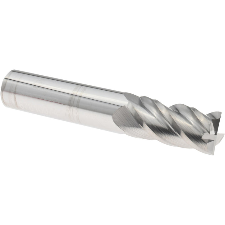 5/8" 4-Flute Solid Carbide Corner Radius End Mill - Accupro 12182622