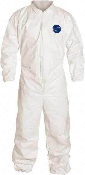 X-Large White Particle Protection Protective Garment - Dupont TY125SWHXL002500