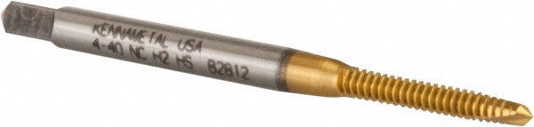 #4-40 UNC HSS Tap, TiN - Kennametal 1544800
