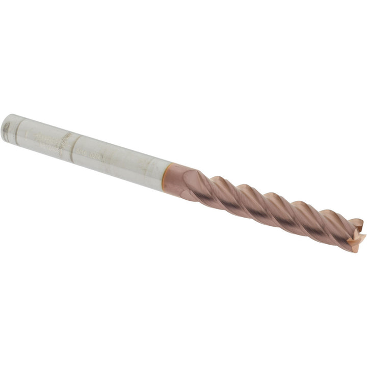 5/16" 4-Flute Solid Carbide Corner Radius End Mill, TiCN - Accupro 12183262