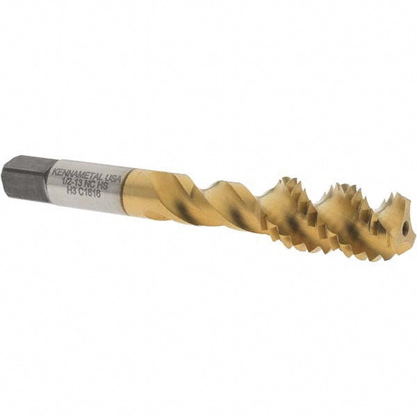 1/2-13 UNC Cobalt Tap, Straw - Kennametal 4130070