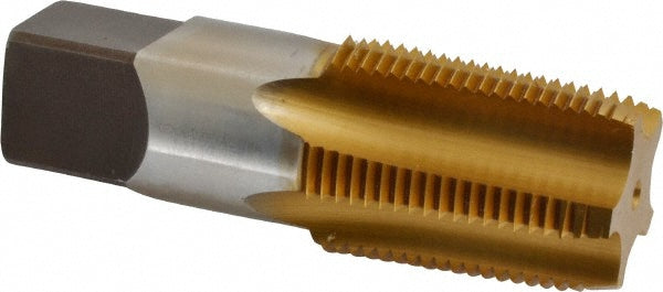 1-11-1/2 NPT High-Speed Steel Tap, TiN - Kennametal 1545250