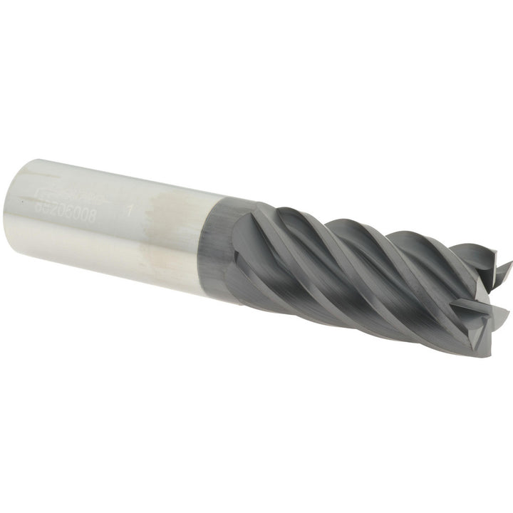 1" 6-Flute Solid Carbide Square End Mill, AlTiN - Accupro 12183874
