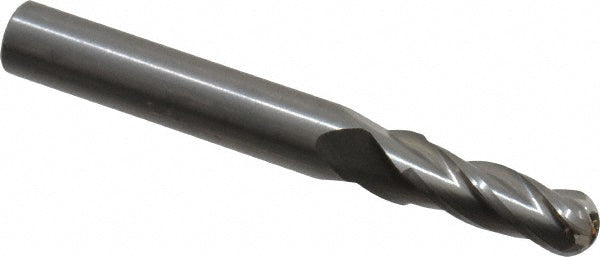 17/64" 4-Flute Solid Carbide Ball End Mill - Hertel E599924525