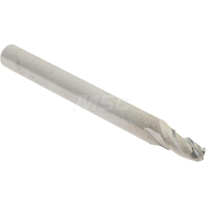 3/32" 4-Flute Solid Carbide Ball End Mill - Hertel E599924515
