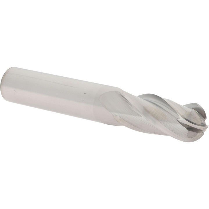 9/16" 4-Flute Solid Carbide Ball End Mill - Hertel E5250036