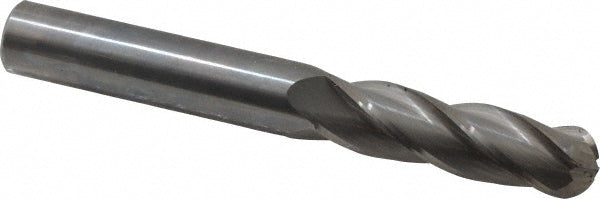 5/8" 4-Flute Solid Carbide Ball End Mill - Hertel E5060040