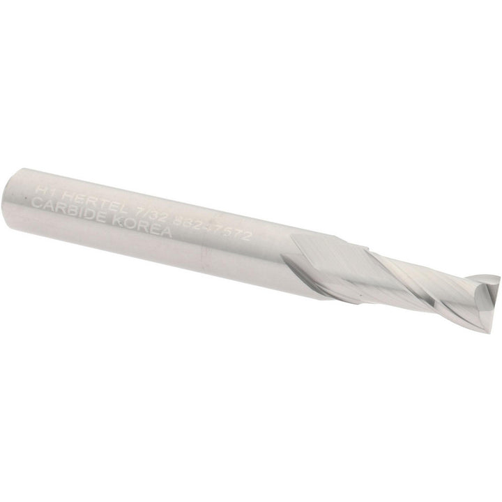 7/32" 2-Flute Solid Carbide Square End Mill - Hertel 750161