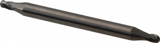 5/64" 4-Flute Solid Carbide Ball End Mill - Hertel E599924408