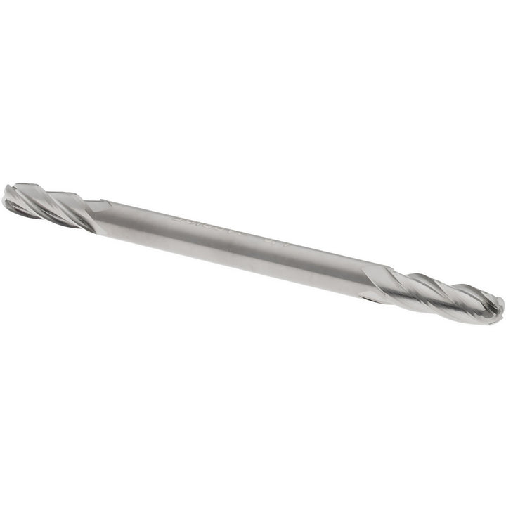 1/8" 4-Flute Solid Carbide Ball End Mill - Hertel E599924413
