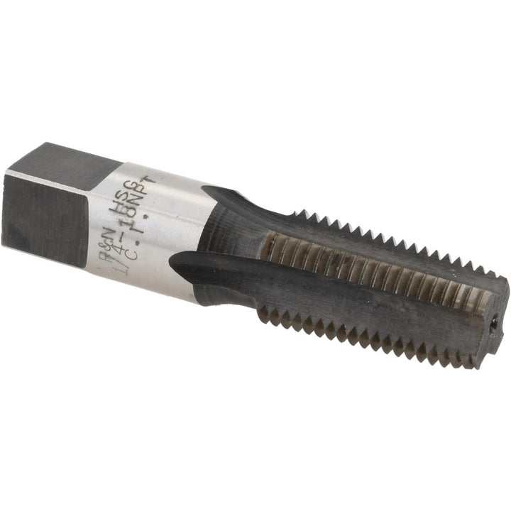 1/4-18 NPT High-Speed Steel Tap, Nitride - Reiff & Nestor 46170