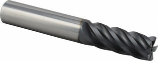 3/4" 5-Flute Solid Carbide Corner Radius & Corner Chamfer End Mill, AlTiN - Iscar 5622533