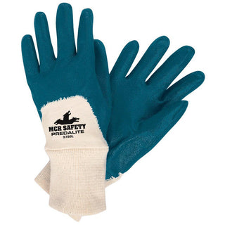 Large Blue; White General Purpose Gloves - MCR Safety 9780L