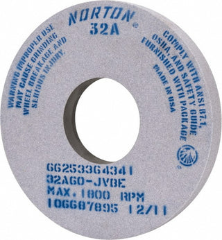 14 x 1-1/2" 60-Grit Aluminum Oxide Grinding & Cutoff Wheel - Norton 66253364341