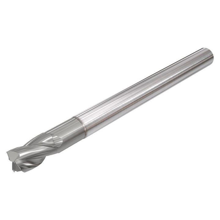 1/4" 3-Flute Solid Carbide Corner Radius & Corner Chamfer End Mill, AlTiN - Iscar 5620943