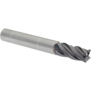 0.3937" 4-Flute Solid Carbide Corner Radius End Mill, TX - SGS 46858