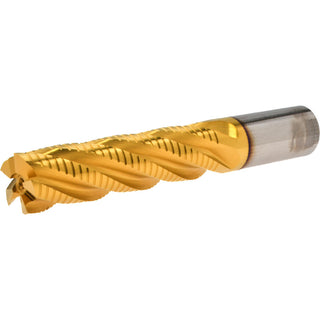 1.0000" 5-Flute Cobalt Square End Mill, TiN - Hertel H89333272