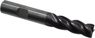 1/2" 4-Flute Solid Carbide Corner Radius & Corner Chamfer End Mill, nano-A - Guhring 9030800127000