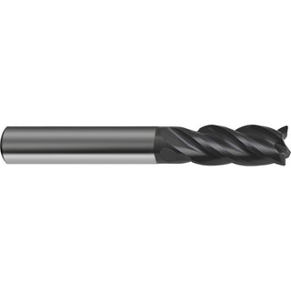 1" 4-Flute Solid Carbide Corner Radius End Mill, Super A - Guhring 9038760254060