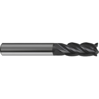 1/2" 4-Flute Solid Carbide Corner Radius End Mill, Super A - Guhring 9038760127050