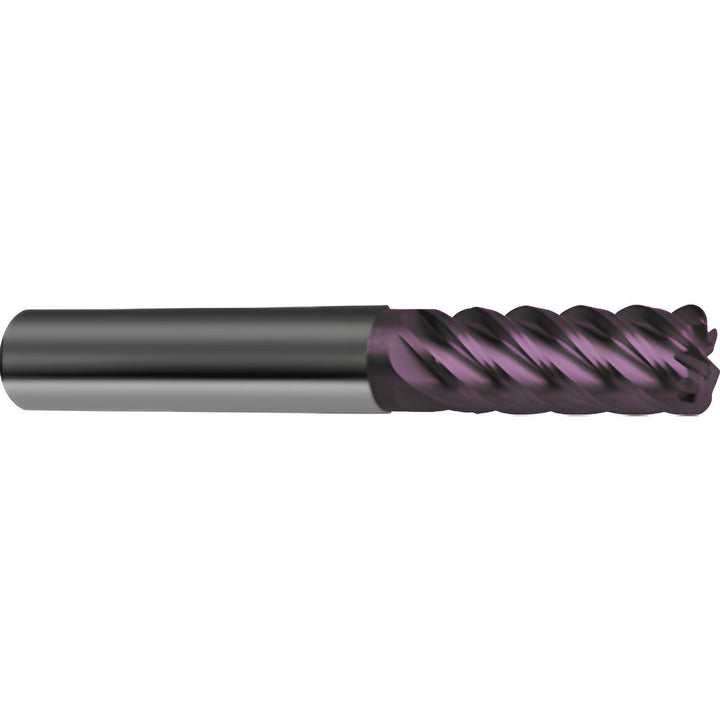 1/2" 6-Flute Solid Carbide Corner Radius End Mill, FIREX - Guhring 9030910127060