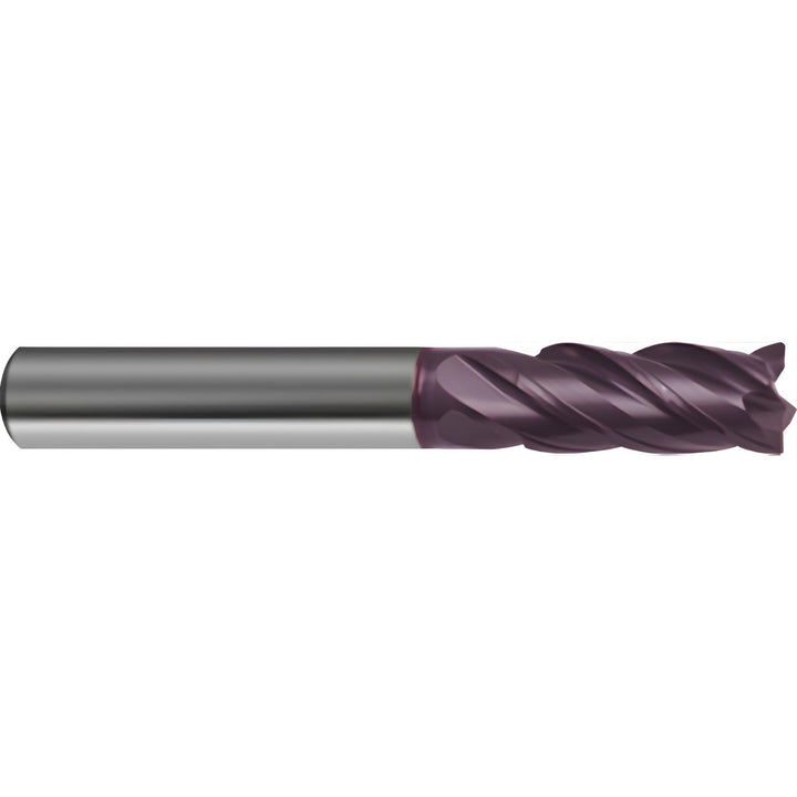 3/4" 4-Flute Solid Carbide Corner Radius End Mill, FIREX - Guhring 9030790190570