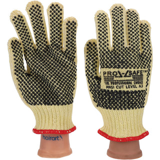 Small Yellow Kevlar Cut Resistant Gloves - PRO-SAFE GLA-A5-S