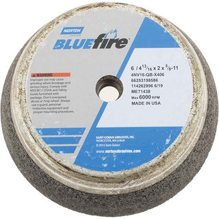 6 x 1-1/2" 16-Grit Zirconia Alumina Grinding & Cutoff Wheel - Norton 66253198586