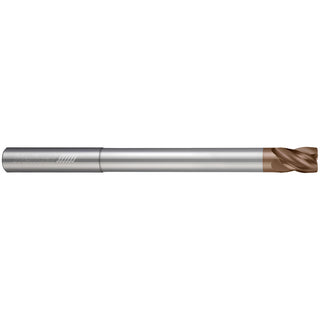 3/8" 6-Flute Solid Carbide Corner Radius End Mill, Tplus - Helical Solutions 83152